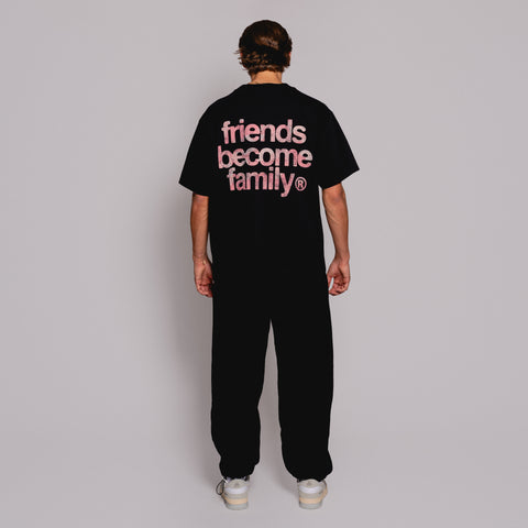 The FBF Soft Force T-shirt is crafted from 340 GSM premium black cotton jersey for heavyweight comfort and durability.