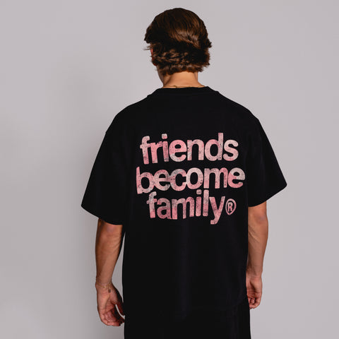 The FBF Soft Force T-shirt is crafted from 340 GSM premium black cotton jersey for heavyweight comfort and durability.