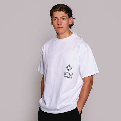 The FBF Tierra T-shirt is crafted from 340 GSM premium white cotton jersey for heavyweight comfort and durability.