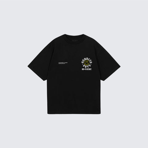 HB+FRIENDZ OFFICIAL BLACK TSHIRT