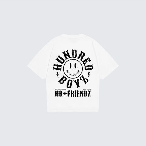 HB+FRIENDZ OFFICIAL WHITE TSHIRT