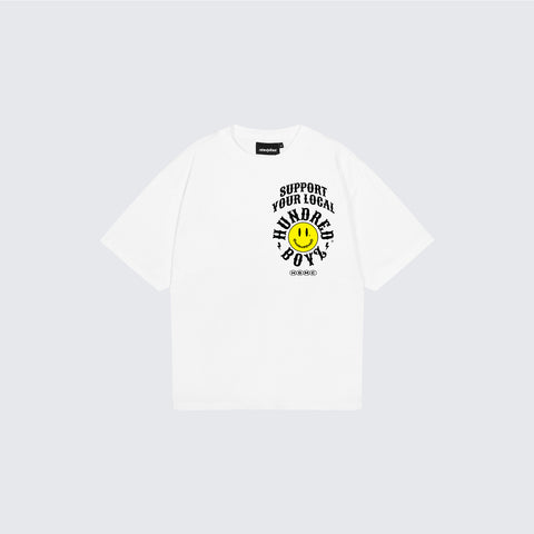 HUNDREDBOYZ SYL82 WHITE TSHIRT