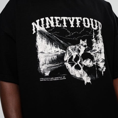 LONE WOLF T-SHIRT (BOXY FIT) - Ninetyfour