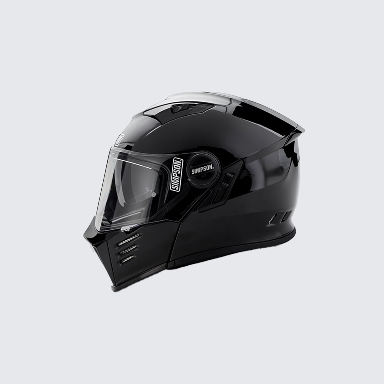 SIMPSON DARKSOME MODULAR MOTORCYCLE HELMET BLACK – Ninetyfour