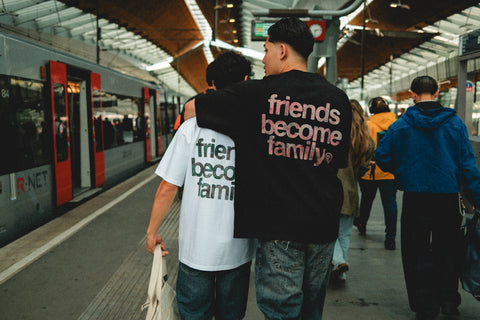 FRIENDS BECOME FAMILY