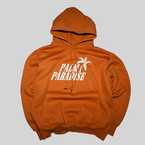PALM PARADISE ORANGE HOODIE