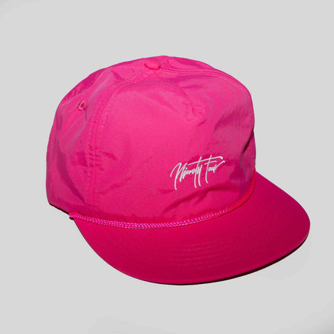 HOT PINK 5 PANEL CAP