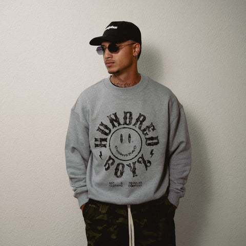 HB 2026 GREY CREWNECK