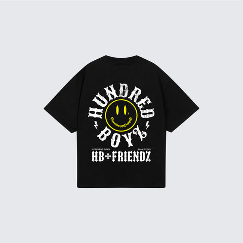 HB+FRIENDZ OFFICIAL BLACK TSHIRT