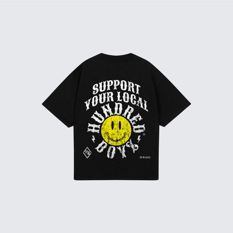 HUNDREDBOYZ SYL82 BLACK TSHIRT