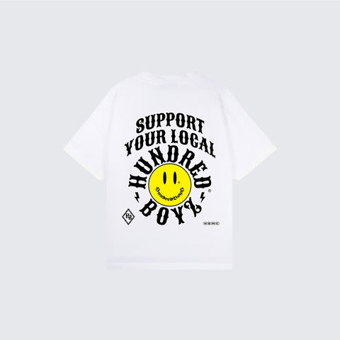 HUNDREDBOYZ SYL82 WHITE TSHIRT