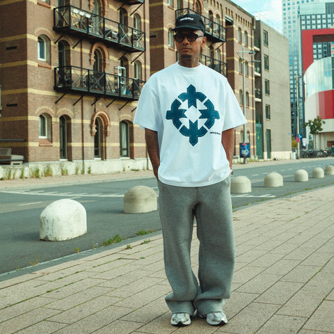 NINETYFOUR THE DENIM FRACTURE TSHIRT