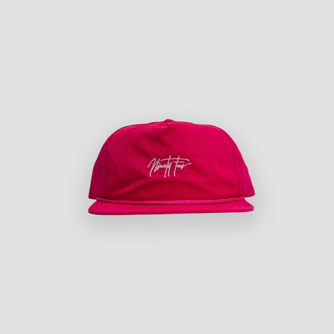 HOT PINK 5 PANEL CAP